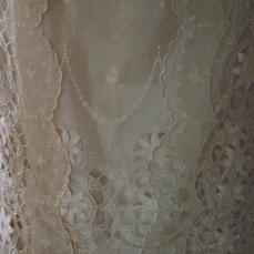 Fabric detail lace dress